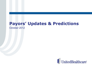 Payors Updates Predictions
