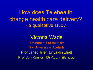 How does telehealth change healthcare delivery?