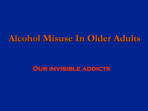 Alcohol Misuse In Older Adults