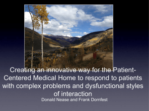 Creating an innovative way for the Patient