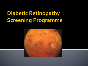 Diabetic Retinopathy Screening Programme