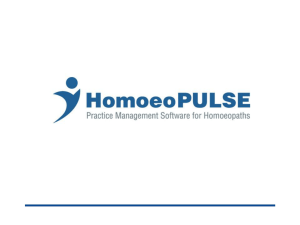 HomoeoPULSE is a case taking software