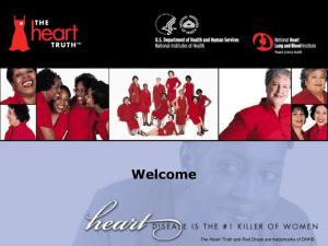 The Heart Truth for Women: A Speaker`s Guide Presentation