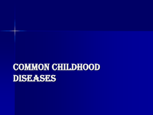 Childhood Illnesses Slideshow!