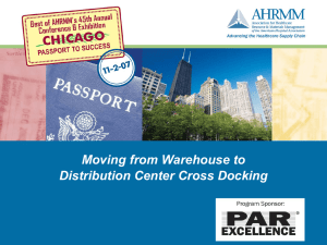 Moving from Warehouse to Distribution Center Cross