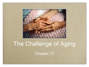 Chapter 17: Aging