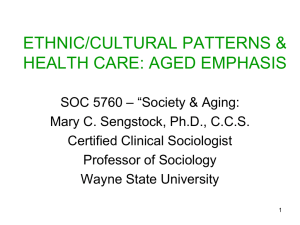 IMPACT OF CULTURAL PATTERNS ON HEALTH CARE