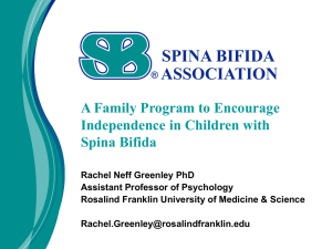 A Family Program to Encourage Independence in Children with