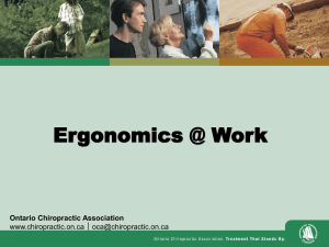 What is Ergonomics?