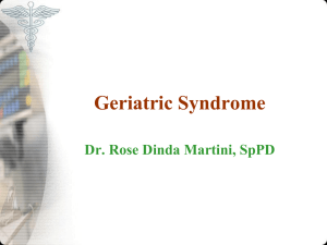 Geriatric Syndrome