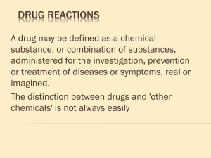 drug reactions - Dr. Raj Kumar Sharma
