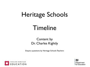 Timeline Resource - Heritage Explorer