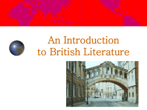 An Introduction to British Literature - Yola