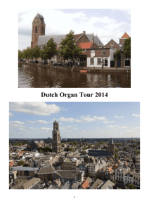Dutch Organ Tour 2014