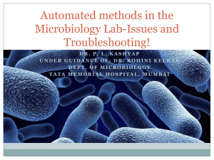 Automation in the Microbiology Lab