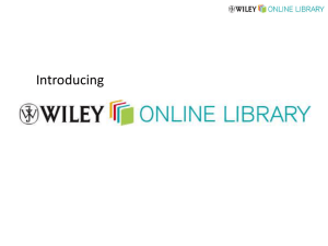 Wiley online library 簡報檔