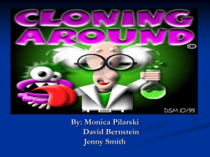 Cloning The Law, Ethics and Sciences