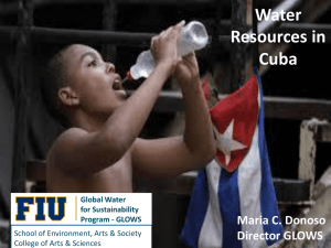 Water Resources in Cuba
