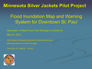 Flood Inundation Map and Warning System for Downtown St. Paul
