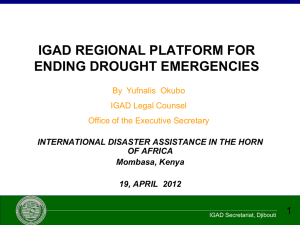 IGAD Regional Platform for Ending Drought Emergencies