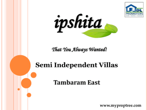 Ipshita-ppt - Chennai Property Expo