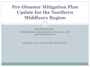 Pre-Disaster Mitigation Plan Update Powerpoint Presentation