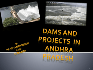 DAMS AND PROJECTS IN ANDHRA PRADESH
