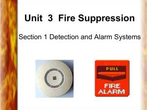 Unit 3 Fire Suppression