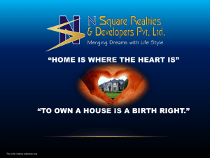 PPT - N Square Realties & Developers