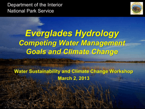 Everglades Hydrology: Competing Water Management Goals