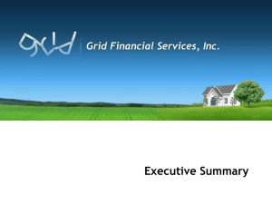 Executive Summary - Grid Financial Services