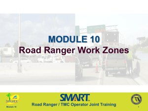 Road Ranger Work Zones