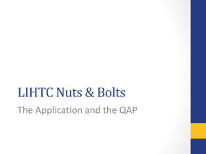 LIHTC Nuts & Bolts