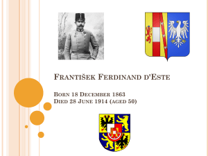 Franti*ek Ferdinand d`Este