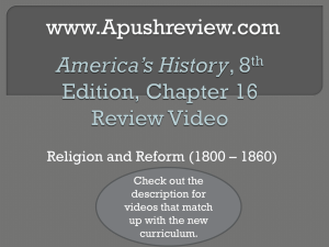 America`s History Chapter 16