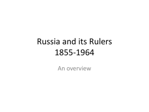 Russia Overview Presentation