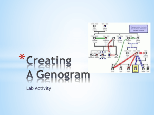 Creating A Genogram - Akademik Ciamik 2010