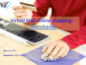 Presentation on Virtual Mall Online shopping