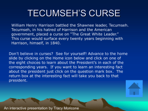 Tecumseh`s Curse
