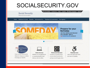 What you need to know about Social Security – PowerPoint