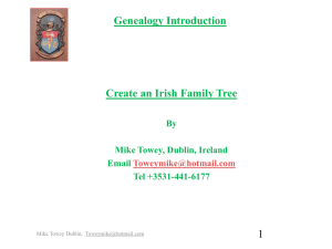 Create My Irish Family Tree