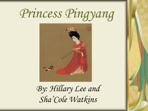 Princess Pingyang - World History and Geography