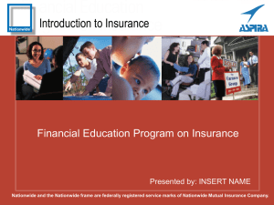 Introduction to Insurance PowerPoint Presentation