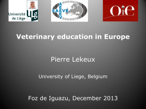 Veterinary education