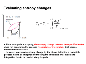 Lecture materials on introduction to Entropy and second law
