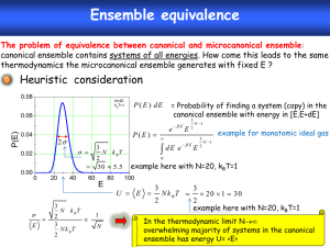 Ensemble equivalence in the thermodynamic limit