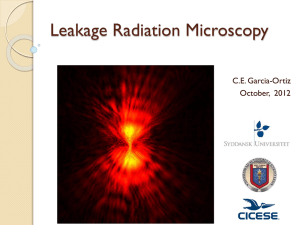 Leakage-radiation microscopy (LRM)