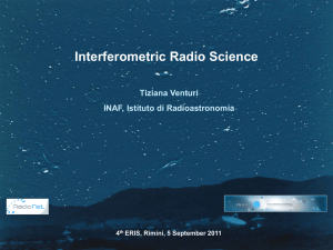 The uv plane - Istituto di Radioastronomia