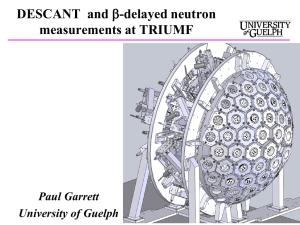 DESCANT and beta-delayed neutron measurements at TRIUMF