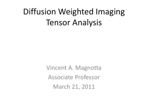 Diffusion Tensor Image Analysis